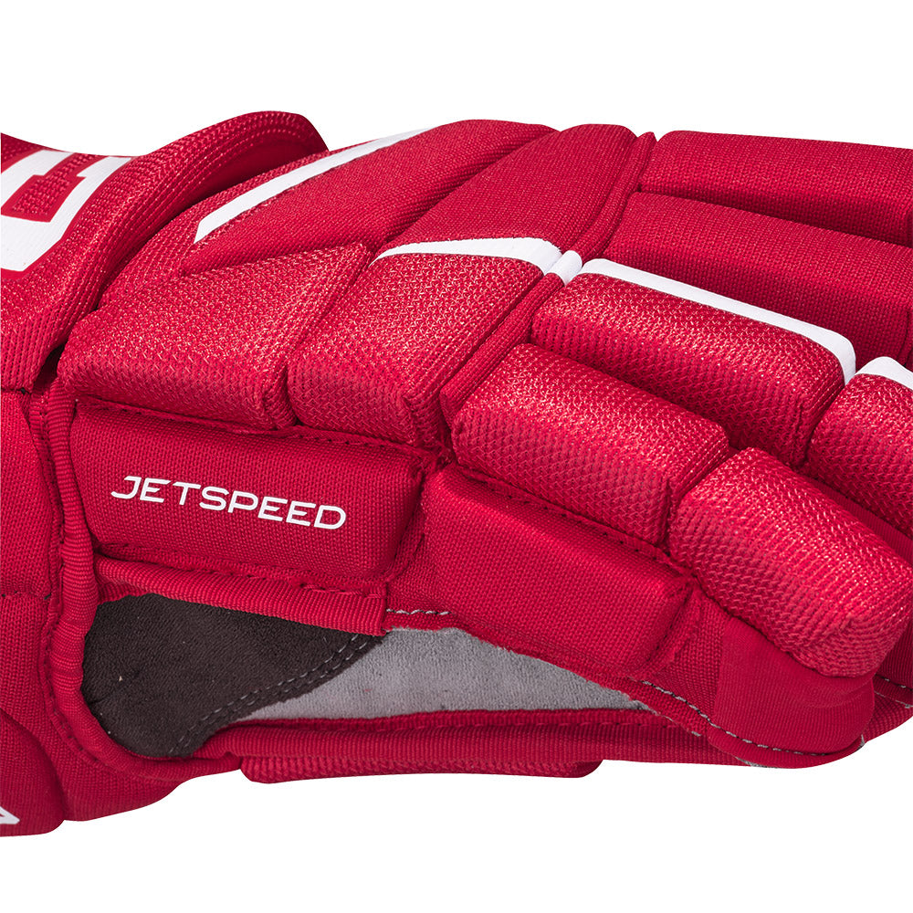 CCM Jetspeed FT880 Junior Ice Hockey Gloves - Youth Protective Hockey Gear for Practice & Games - Perfect for Ice Rink & Street Hockey Training