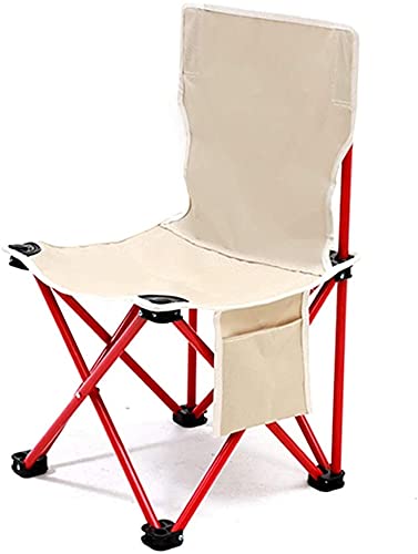Ultralight Portable Folding Chair for Outdoor Camping, Picnic, Beach, Fishing & BBQ - Compact Garden Seater for Travel, Festivals & Backpacking (Beige) - Perfect for Backyard Relaxation & Park Adventures
