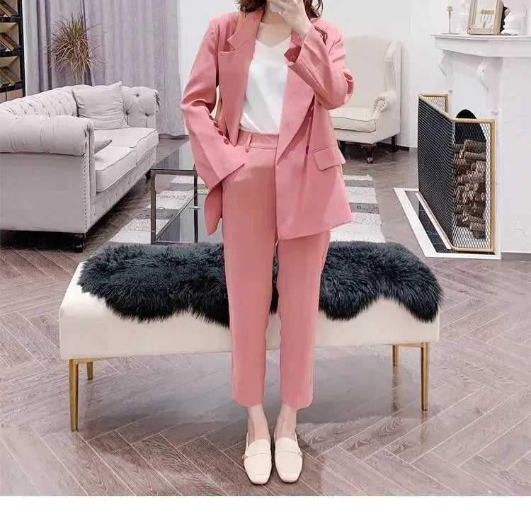 Premium Women's Pantsuit Set - Comfortable & Stylish Business Attire for Office, Interviews & Professional Events