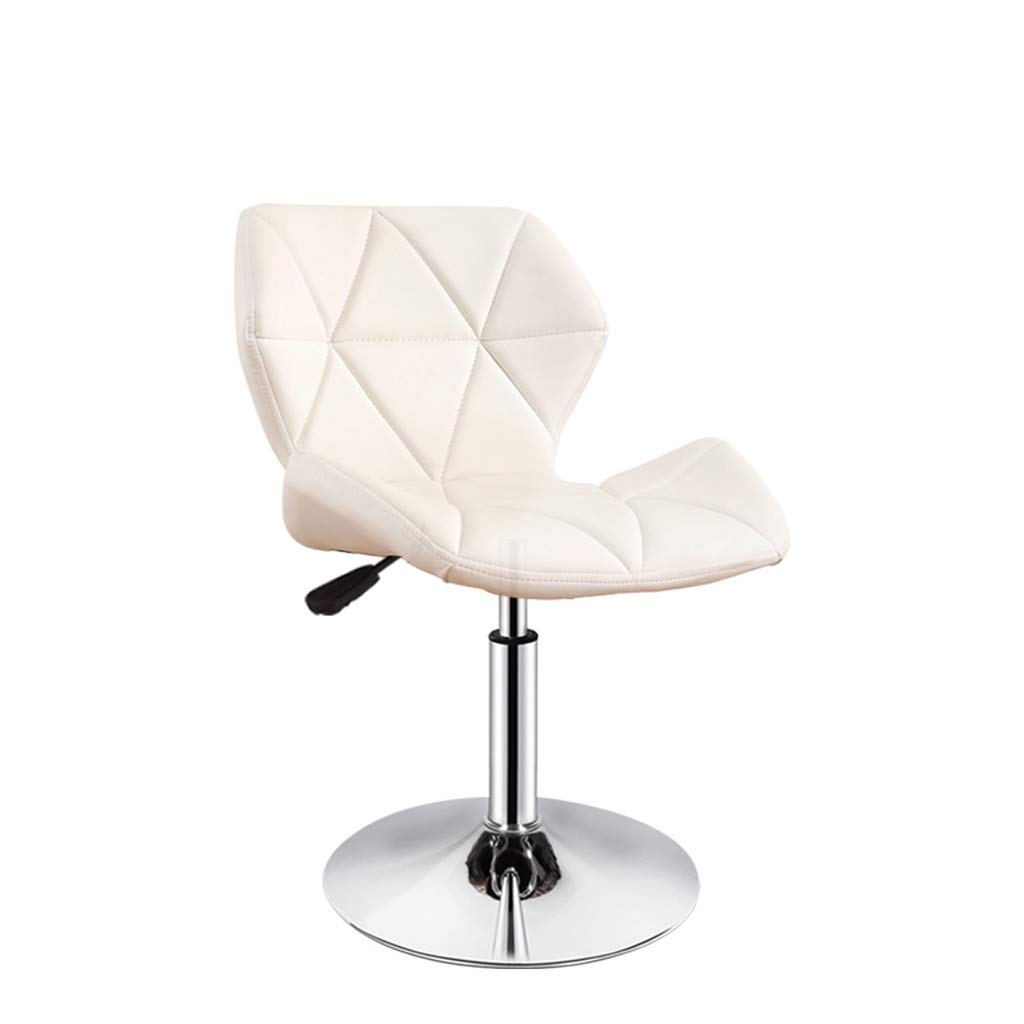Ergonomic Office Chair - Modern Minimalist Swivel Desk Chair with Adjustable Height, White Home & Office Computer Chair for Work, Gaming, Dining, and Bar Stools Use