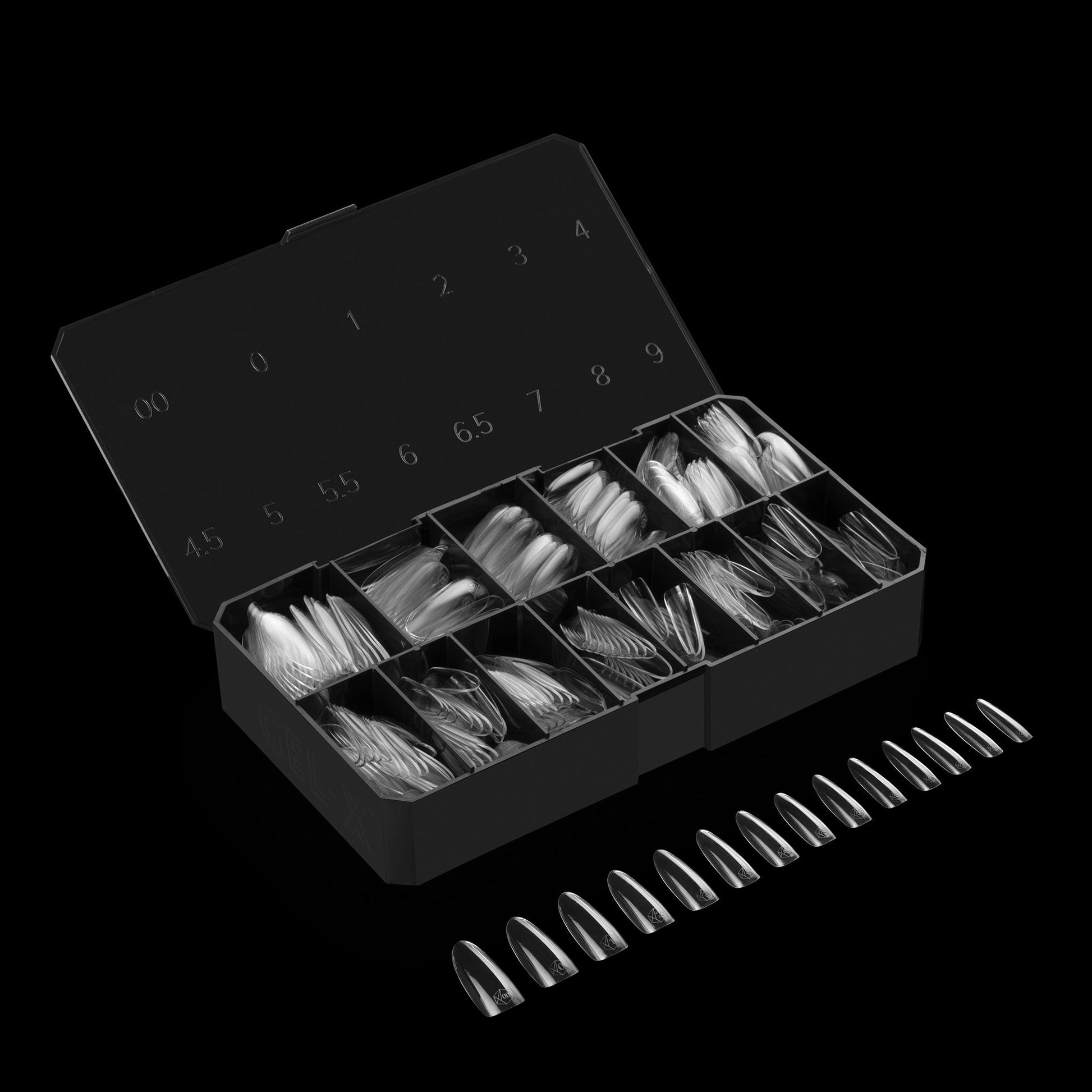 Apres Gel X Tips 2.0 (600pc) - Long Round Sculpted Nail Extensions for Professional Manicures | Perfect for Salon, Home Use & Special Occasions