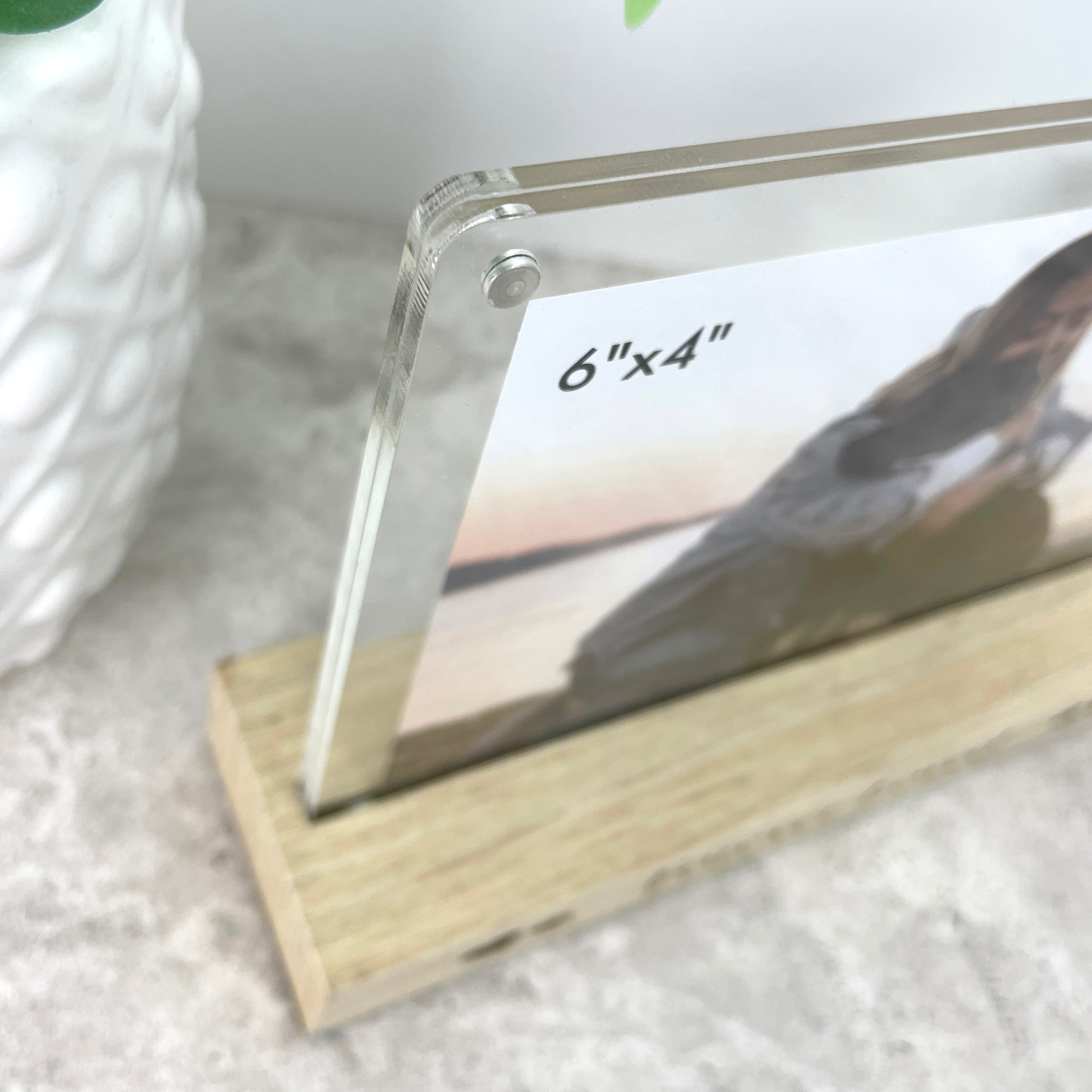 Personalized Forever Loved Pet Photo Frame - Custom Engraved Memorial Picture Frame for Dogs & Cats - Perfect for Pet Loss Gifts & Home Decor