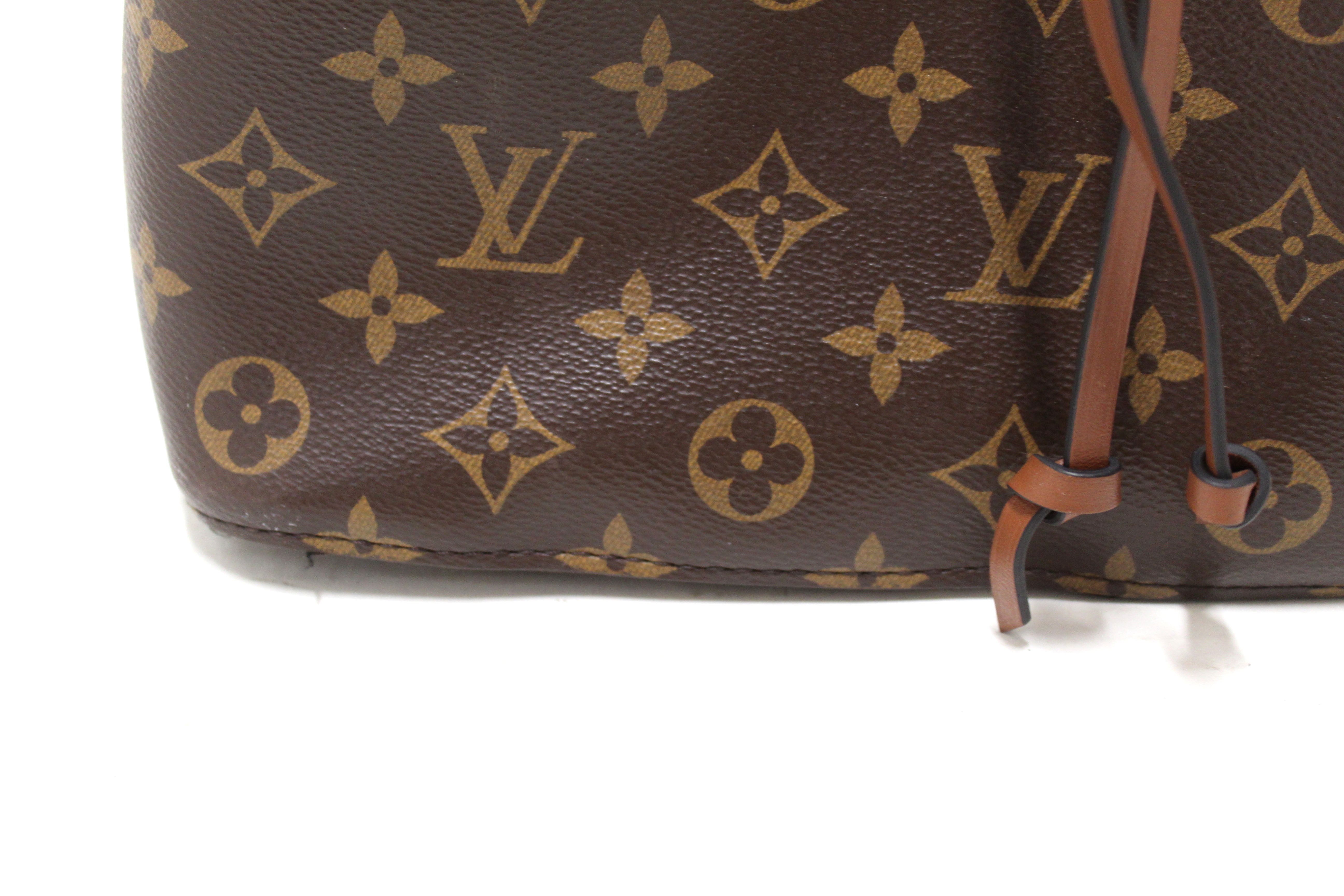 Authentic Louis Vuitton Classic Monogram Brown NeoNoe Shoulder Bag for Women - Luxury Designer Handbag Perfect for Work, Travel & Everyday Use