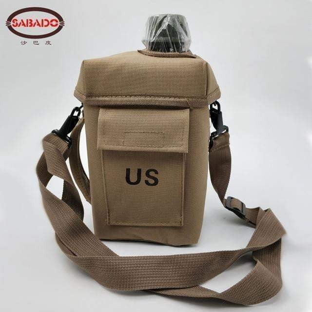 BPA-Free 2L Military Water Canteen | Durable Plastic Water Bottle for Camping, Hiking, Climbing & Outdoor Adventures | Tactical Hydration for Survival, Sports & Emergency Preparedness