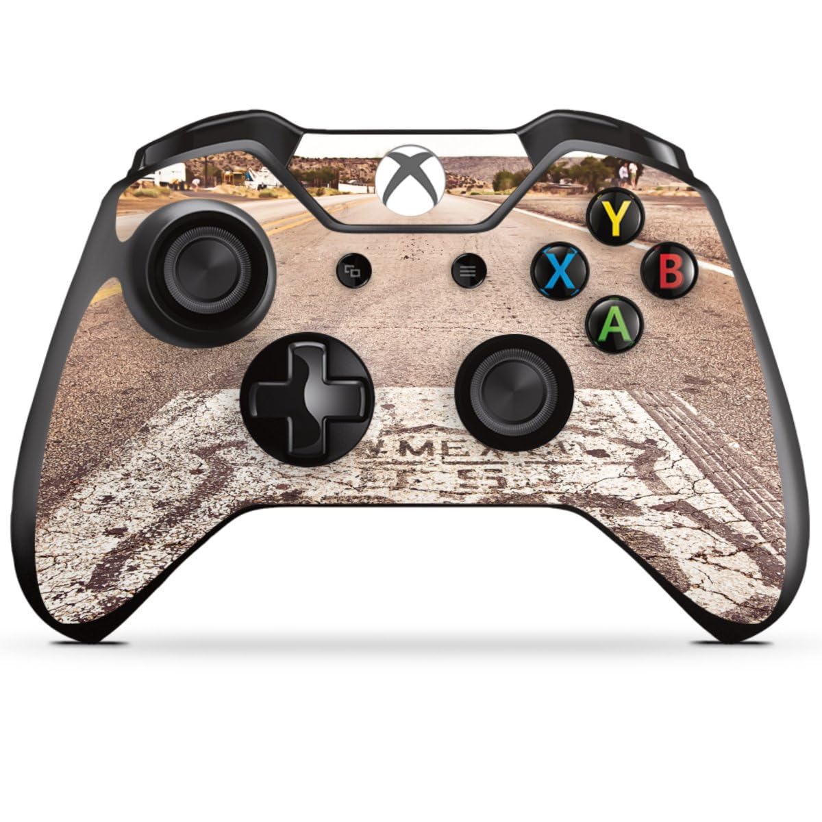 Xbox One Controller Sticker - Custom Decal Skin for Microsoft Xbox One Gamepad - Durable Vinyl Film with US Street & Motorcycle Design - Perfect for Gaming Enthusiasts & Personalization Lovers