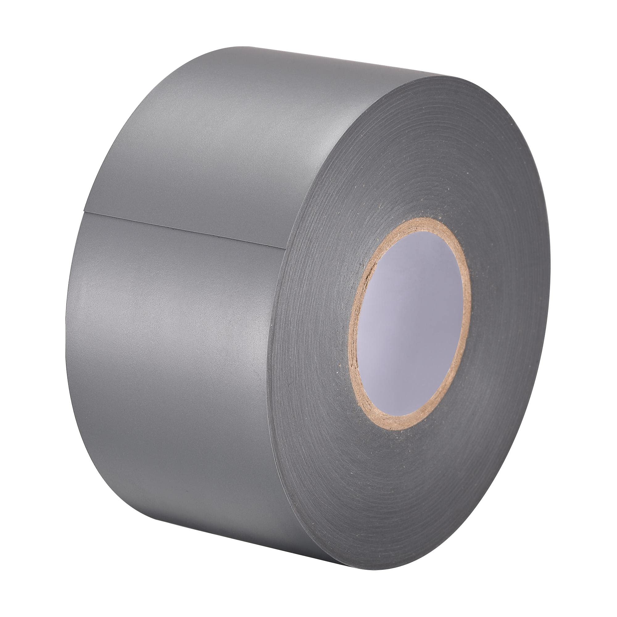 uxcell 55mm x 26M PVC Electrical Insulating Tape - 0.26mm Thick Grey Waterproof Adhesive for Wiring, Cable Repair & DIY Projects