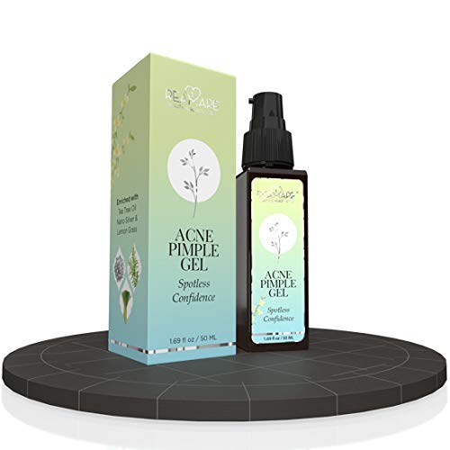 Reamare Acne Pimple Treatment Gel with Nano Silver Technology | Fast-Acting Spot Treatment for Clear Skin | Perfect for Teen & Adult Acne Care at Home or Travel