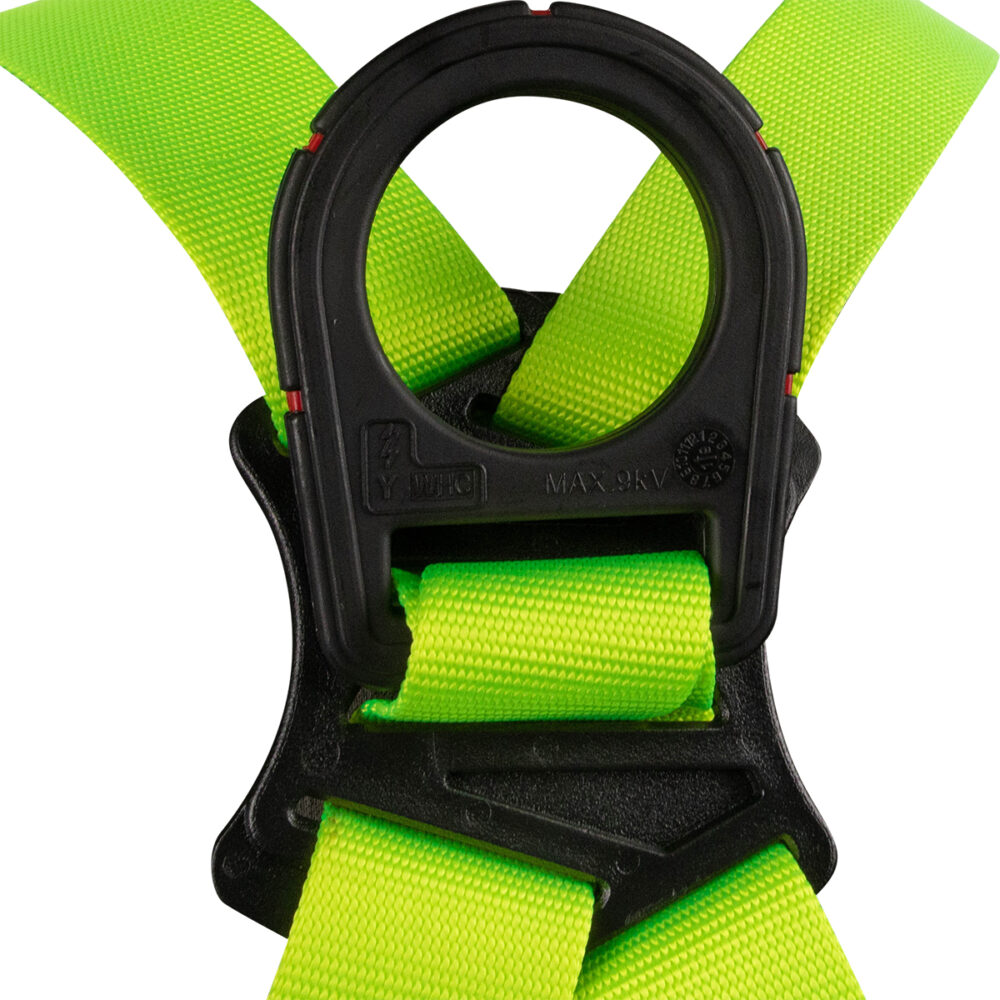 Arc Flash Full Body Harness with DE 1D, Soft Sternal Loop, DE MB Torso & DE QC Legs - Industrial Safety Gear for Electrical Workers & Construction Sites