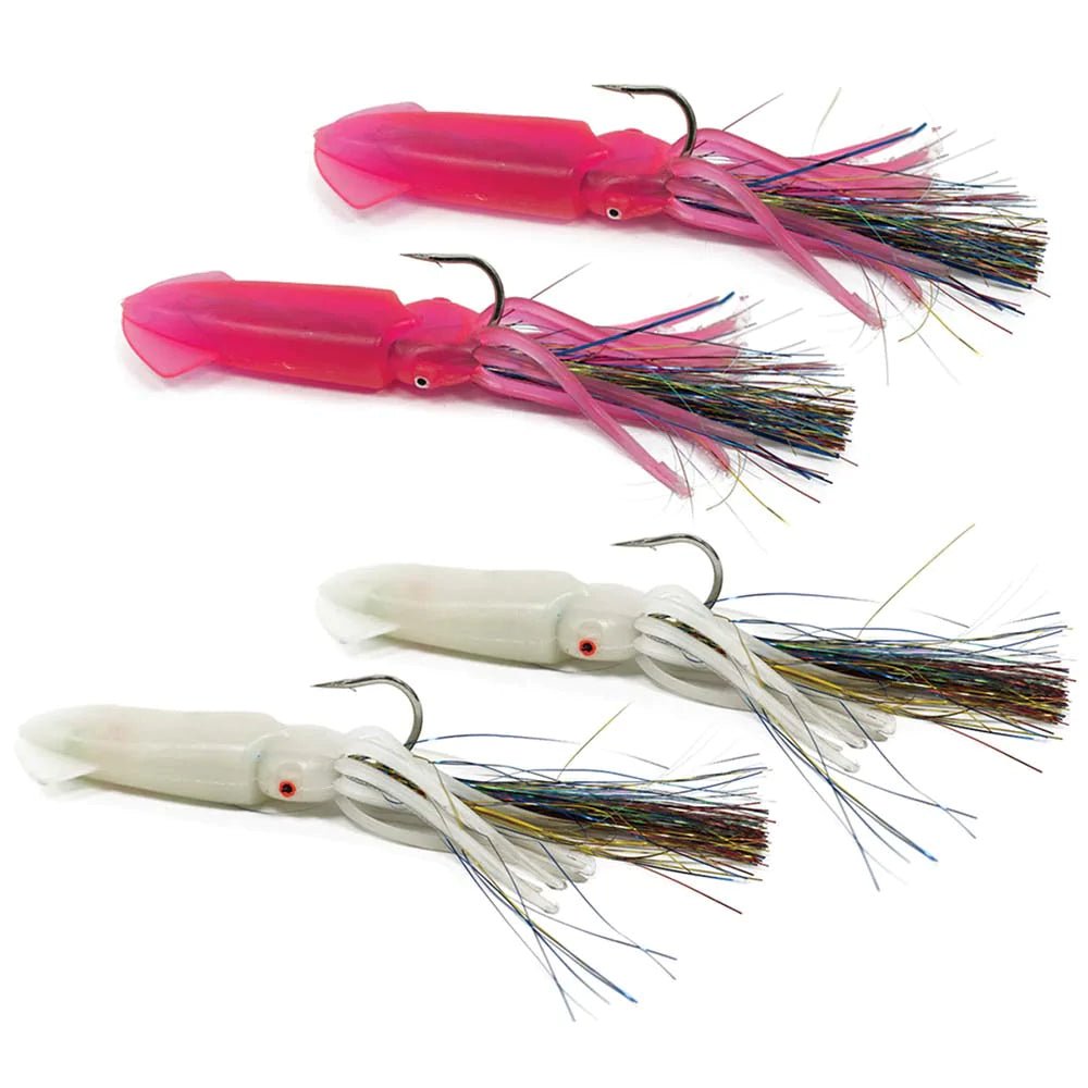 Ahi USA 7 Rock Cod Squid Rigs - Premium Saltwater Fishing Lures for Rock Cod and Squid - Perfect for Deep Sea Fishing and Ocean Angling Adventures
