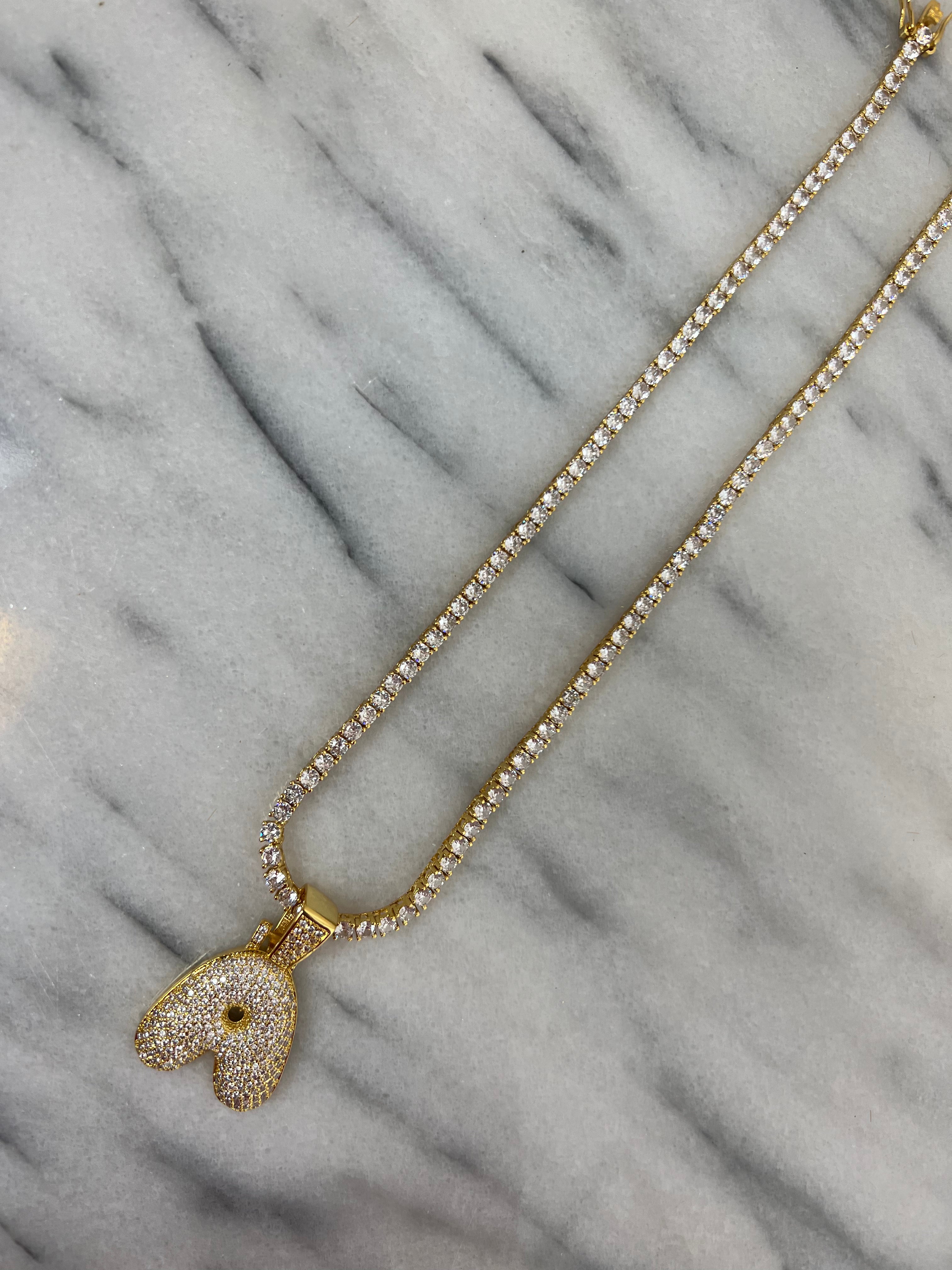 Custom Initial Bubble Interchangeable Necklace - Personalized Name Pendant for Women & Girls - Perfect for Gifts, Birthdays, and Everyday Wear