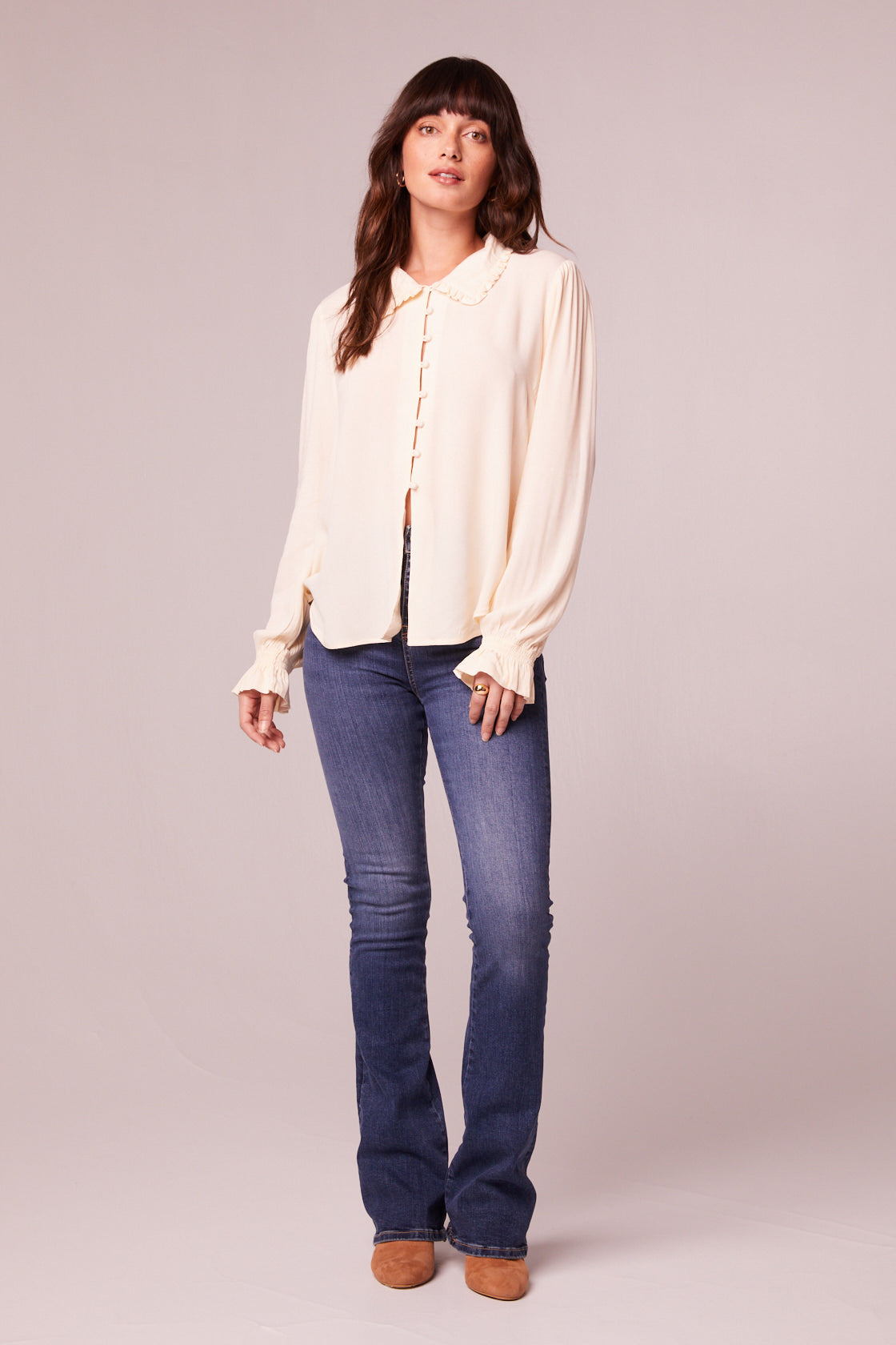 Denise Women's Fashion Tops - Trendy Casual Blouse for Everyday Wear | Perfect for Office, Dating & Weekend Outfits
