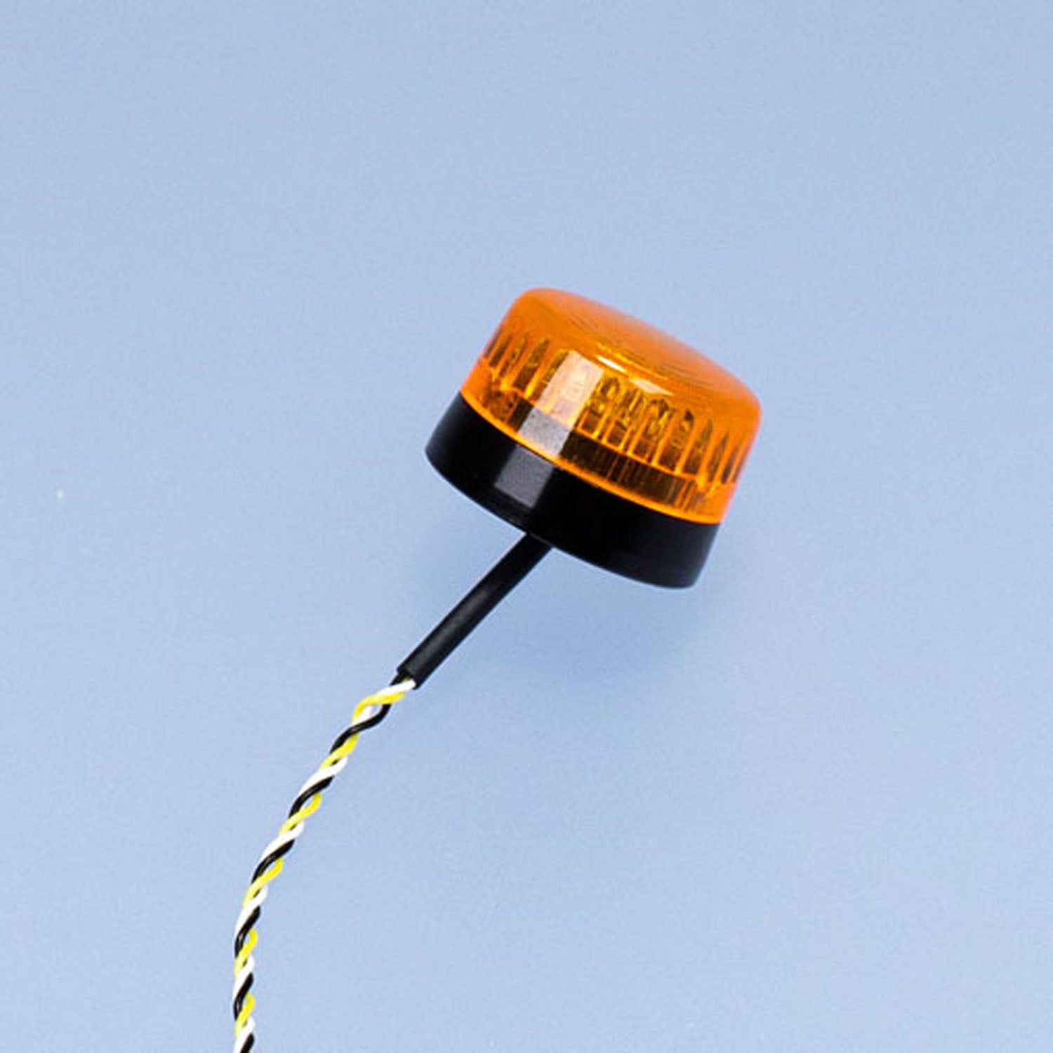 360° Rotating 5V LED Warning Light for 1/14 Scale TAMIYA RC Construction Vehicles - Perfect for DIY Model Trucks, Tractors, Diggers & Dumpers - Ideal for RC Car Enthusiasts & Construction Vehicle Displays