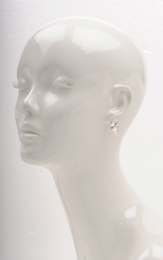 Lily Leaf Drop Earrings for Women - Elegant Floral Dangle Earrings for Party, Wedding & Everyday Wear