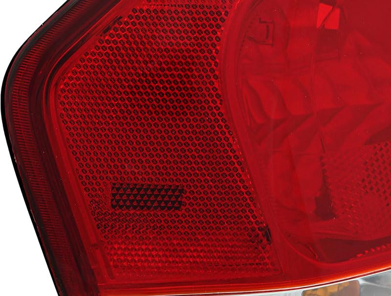 Kia Spectra Tail Lights Lamps Set - Compatible with 2007-2008 Models - Driver & Passenger Side Replacement - Enhance Visibility & Safety for Night Driving