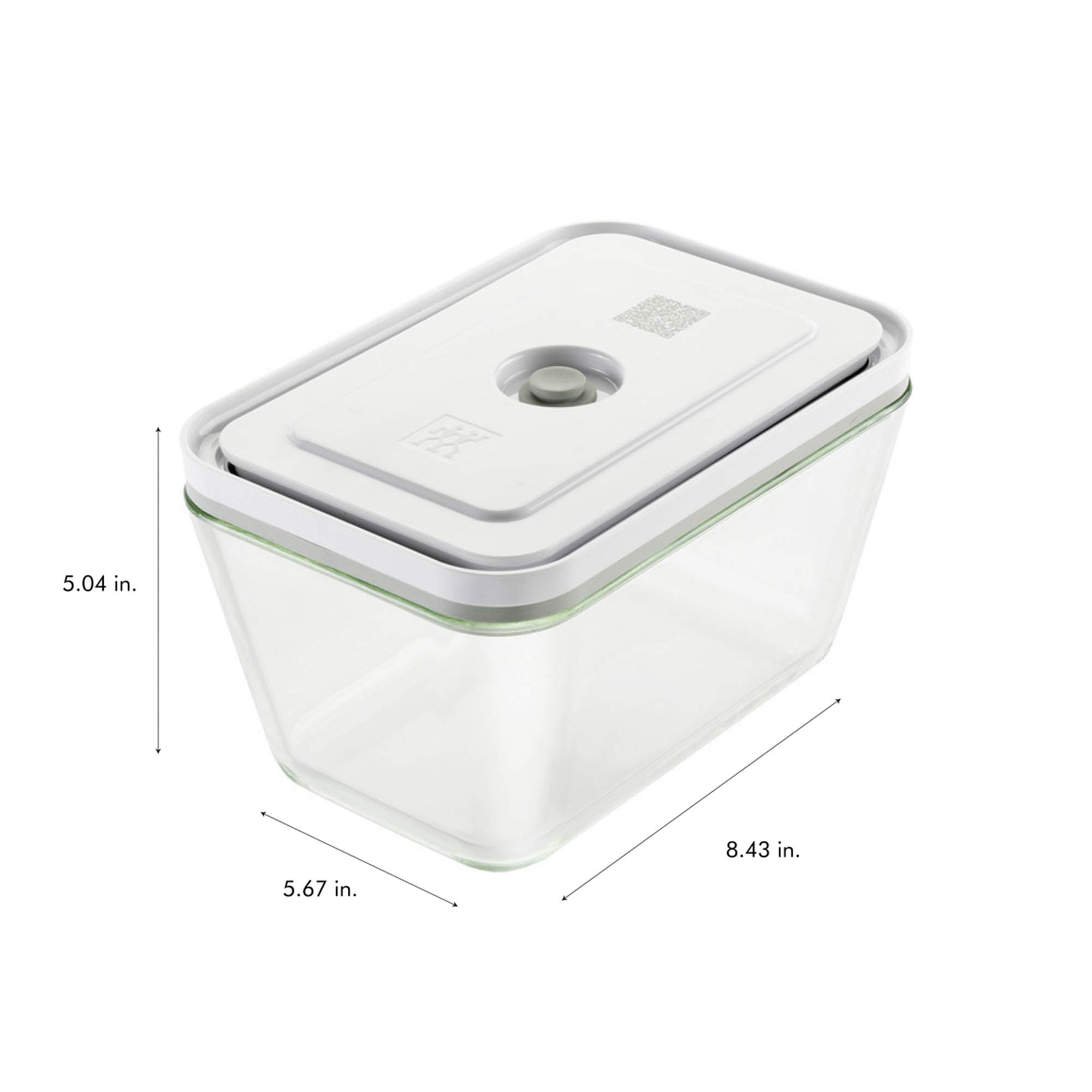 ZWILLING Fresh & Save 7-Piece Vacuum Sealer Machine Starter Set with Sous Vide Bags & Airtight Glass Food Storage Containers for Meal Prep, Sous Vide Cooking & Long-Term Food Preservation | Perfect for Kitchen, Camping & Freezer Storage