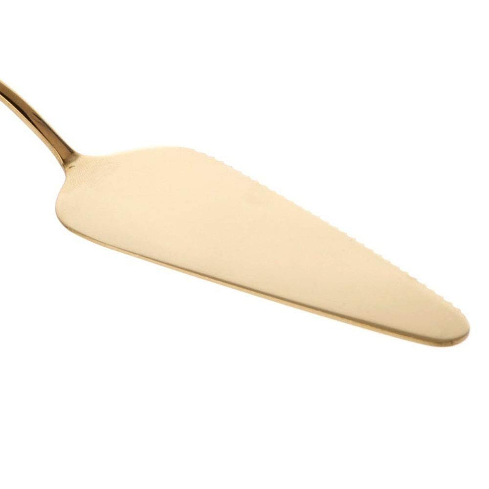 Stainless Steel Gold/Rose Gold Chocolate Triangle Spatula - Butter & Cheese Spreader - Cake & Pizza Baking Tool - Perfect for Dessert Making, Kitchen Baking & Food Decoration