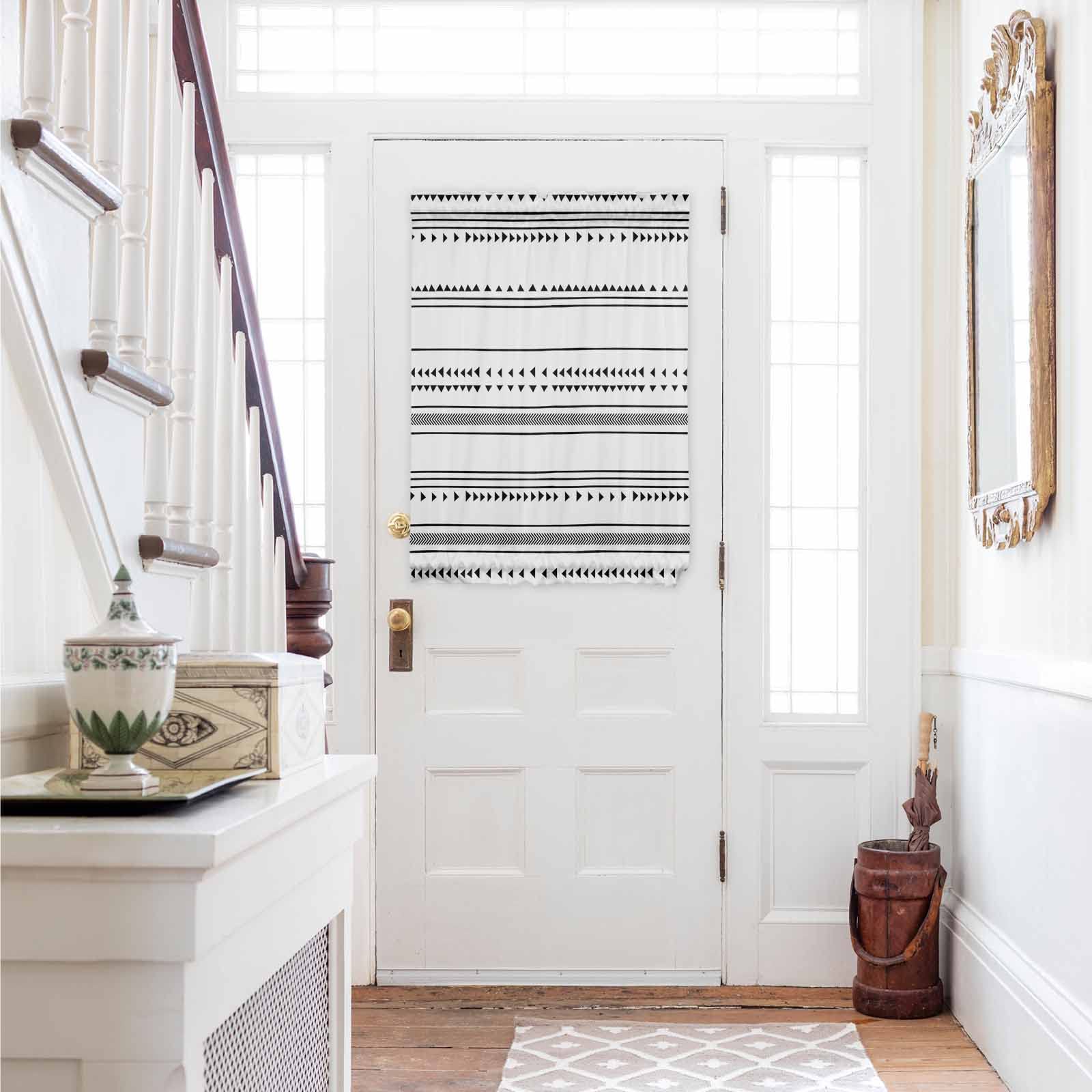 Boho Striped Door Curtains 54