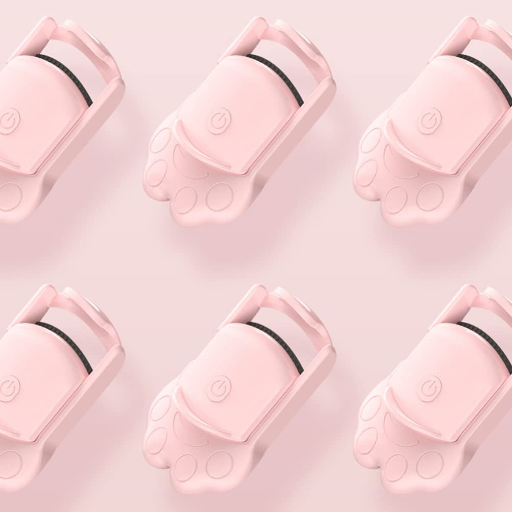 OSALADI USB Rechargeable Electric Eyelash Curler - Portable Heated Eyelash Heater & Curling Tool for Perfect Lashes | Home, Travel & Salon Use