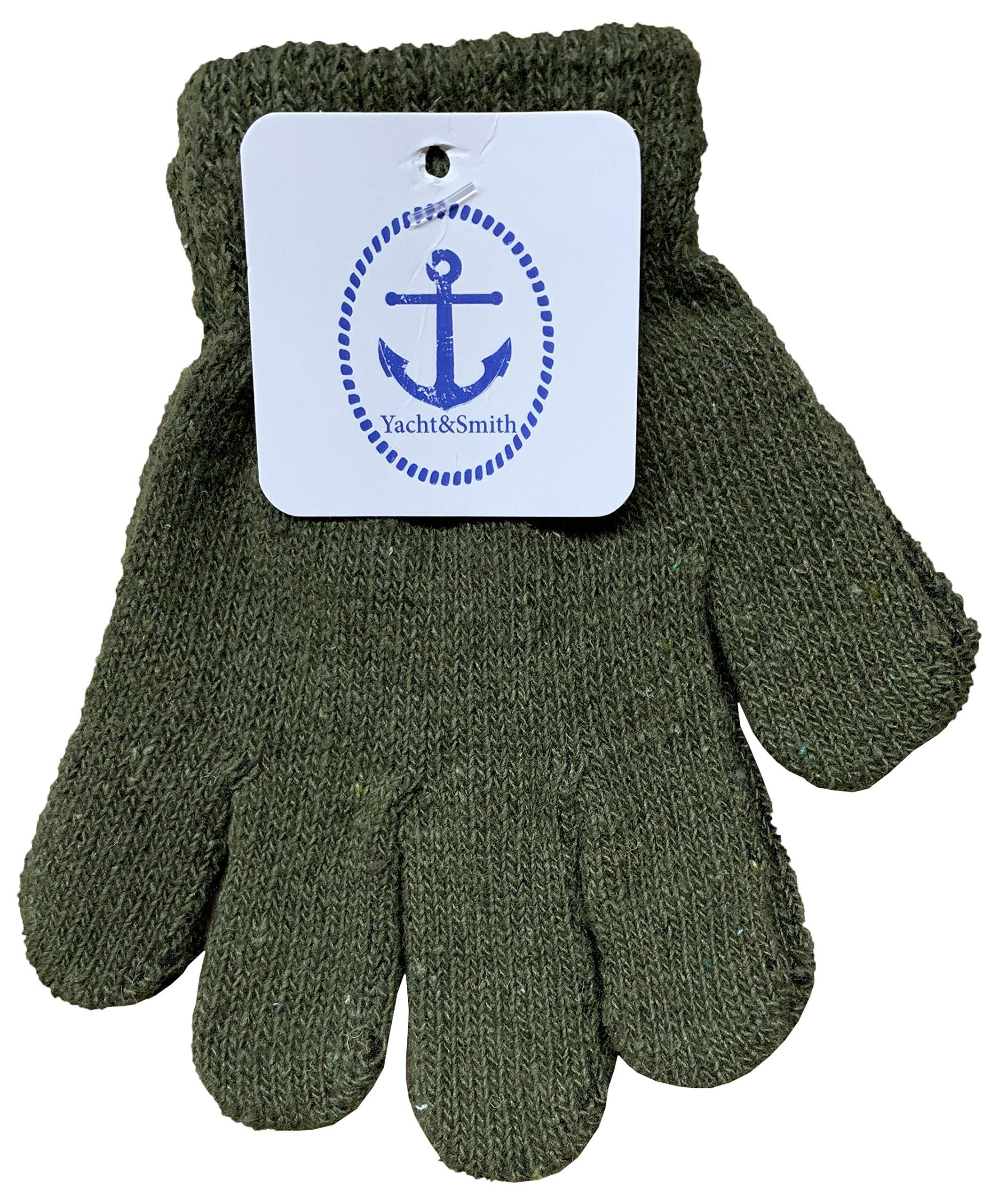 Yacht & Smith Wholesale Winter Beanie & Glove Sets for Kids & Adults - Bulk Pack for Homeless Donations, Shelters & Cold Weather Protection