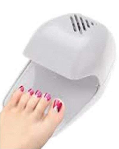 Surat Dream Portable Nail Polish Dryer Machine Kit - Battery Operated UV LED Nail Dryer with Cooling Fan for Gel Polish, Nail Art & Stamping | Perfect for Home Manicures, Salon Use & Travel (White)