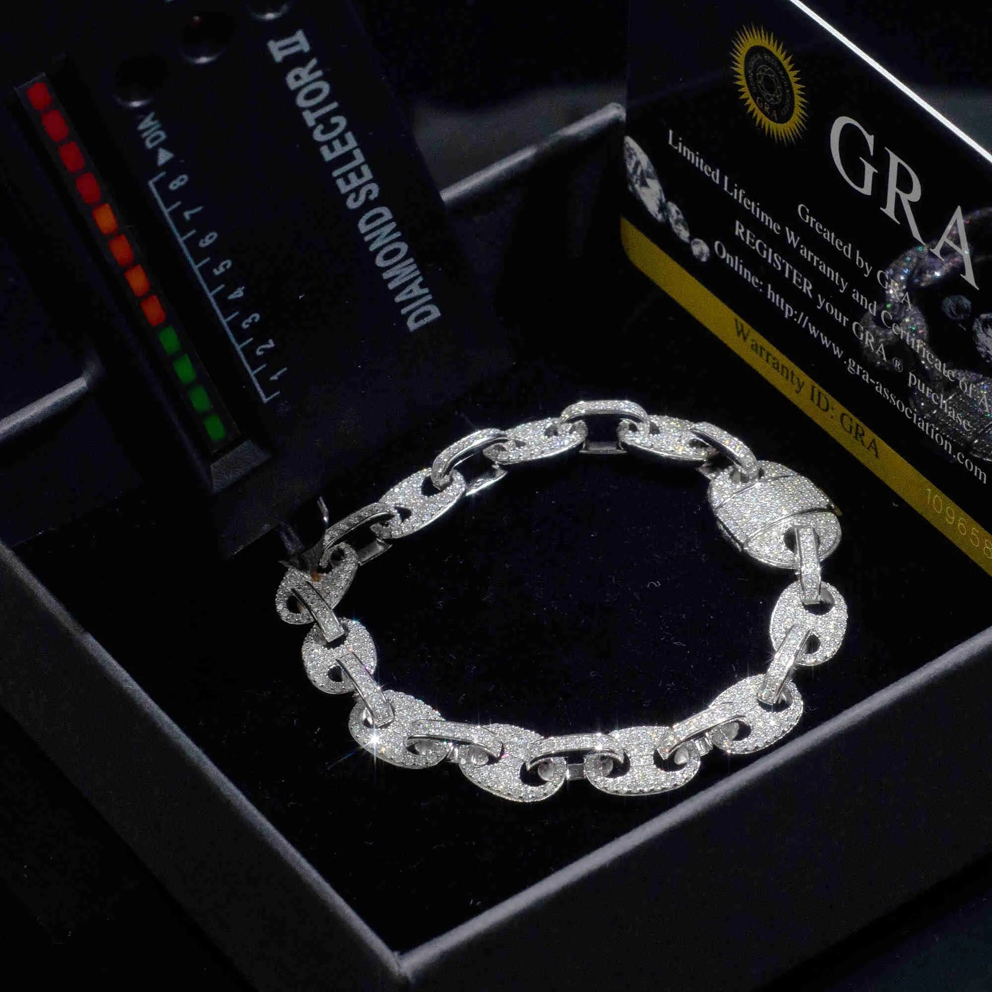 8 Carat Diamond-Cut Moissanite Bracelet for Women - Elegant Tennis Bracelet for Wedding, Anniversary & Special Occasions