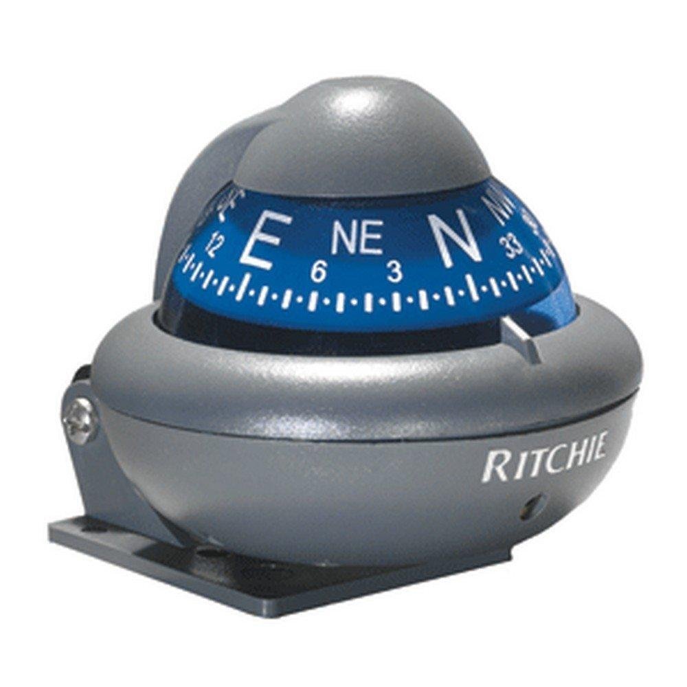Ritchie X-10-A RitchieSport Automotive Compass - Bracket Mount - Gray Car Accessory for Navigation & Outdoor Adventures