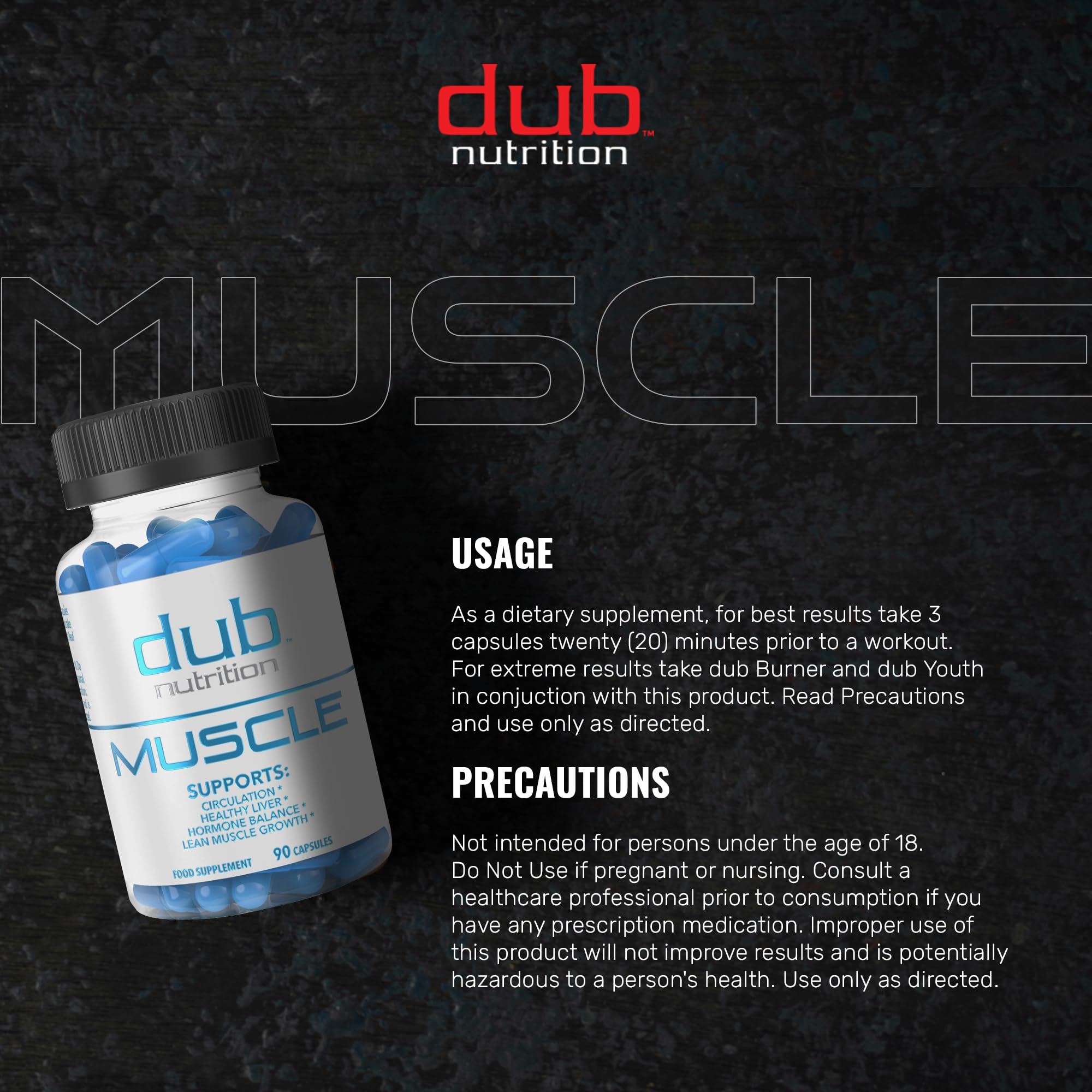 Premium Muscle Recovery Supplement with Milk Thistle, Beta Alanine & Acai - Vitamin B6 & C for Strength & Wellness - 90 Capsules - Post-Workout & Athletic Performance Support
