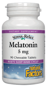 Senior Melatonin 5mg Chewable Tablets - 90 Count | Natural Sleep Aid for Adults & Seniors | Promotes Relaxation & Better Sleep Quality