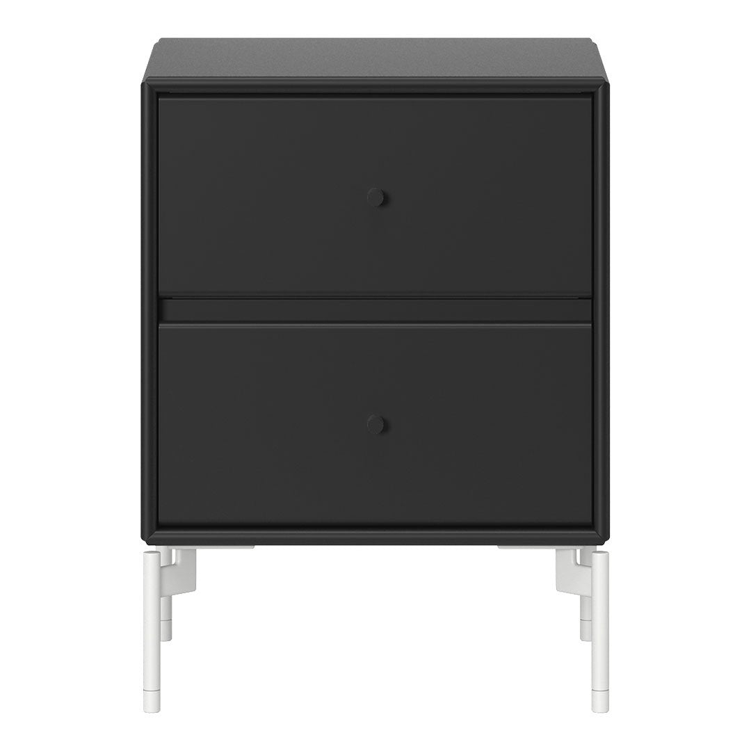 Modern Wooden Drift Bedside Table with Sturdy Legs - Perfect for Bedroom, Living Room, or Office Nightstand
