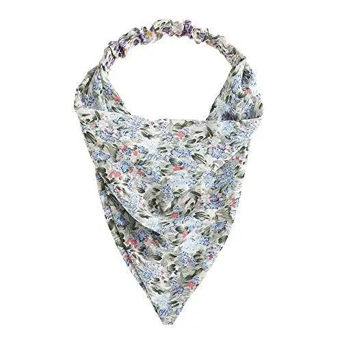 Floral Elastic Hair Kerchief Scarf Set of 3 - Stylish Headbands for Women, Girls | Perfect for Summer, Beach, Yoga, and Outdoor Activities