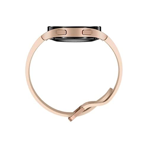Samsung Galaxy Watch 4 40mm Smart Watch with ECG, Heart Rate & Sleep Tracking, Fitness Tracker, GPS, Fall Detection - US Version (Renewed, Pink Gold) - Perfect for Running, Workouts & Health Monitoring