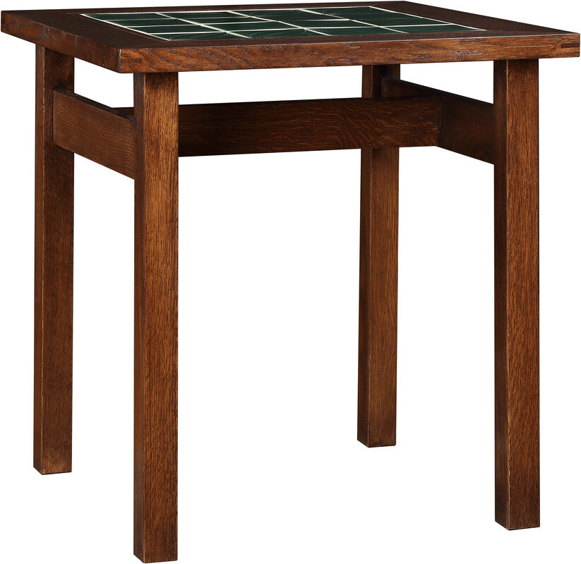 Modern Tile Top End Table - Stylish Side Table for Living Room, Bedroom & Office - Perfect for Coffee, Books & Decor