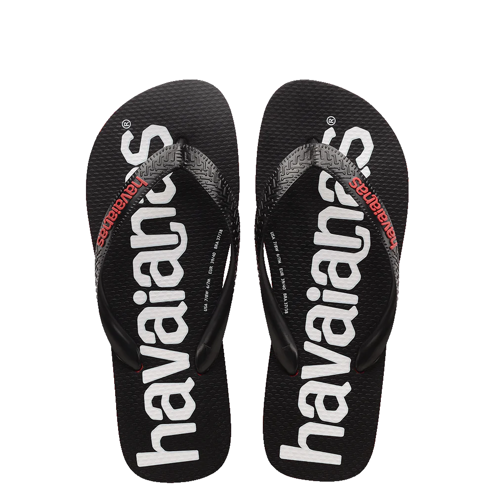 Havaianas Kids Top Logomania II Flip Flops - Comfortable & Stylish Sandals for Boys & Girls - Perfect for Beach, Pool, and Summer Playtime
