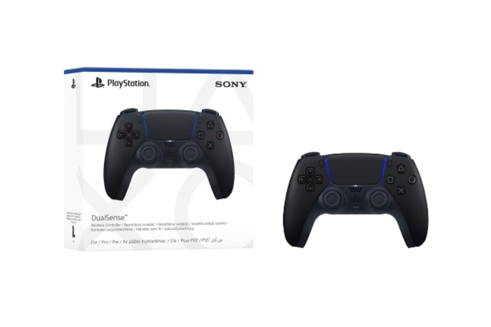 PlayStation DualSense Wireless Controller - Midnight Black | Ergonomic Design for PS5 Gaming | Perfect for Competitive & Casual Play
