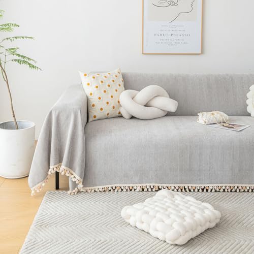 Solid Fringe Light Grey