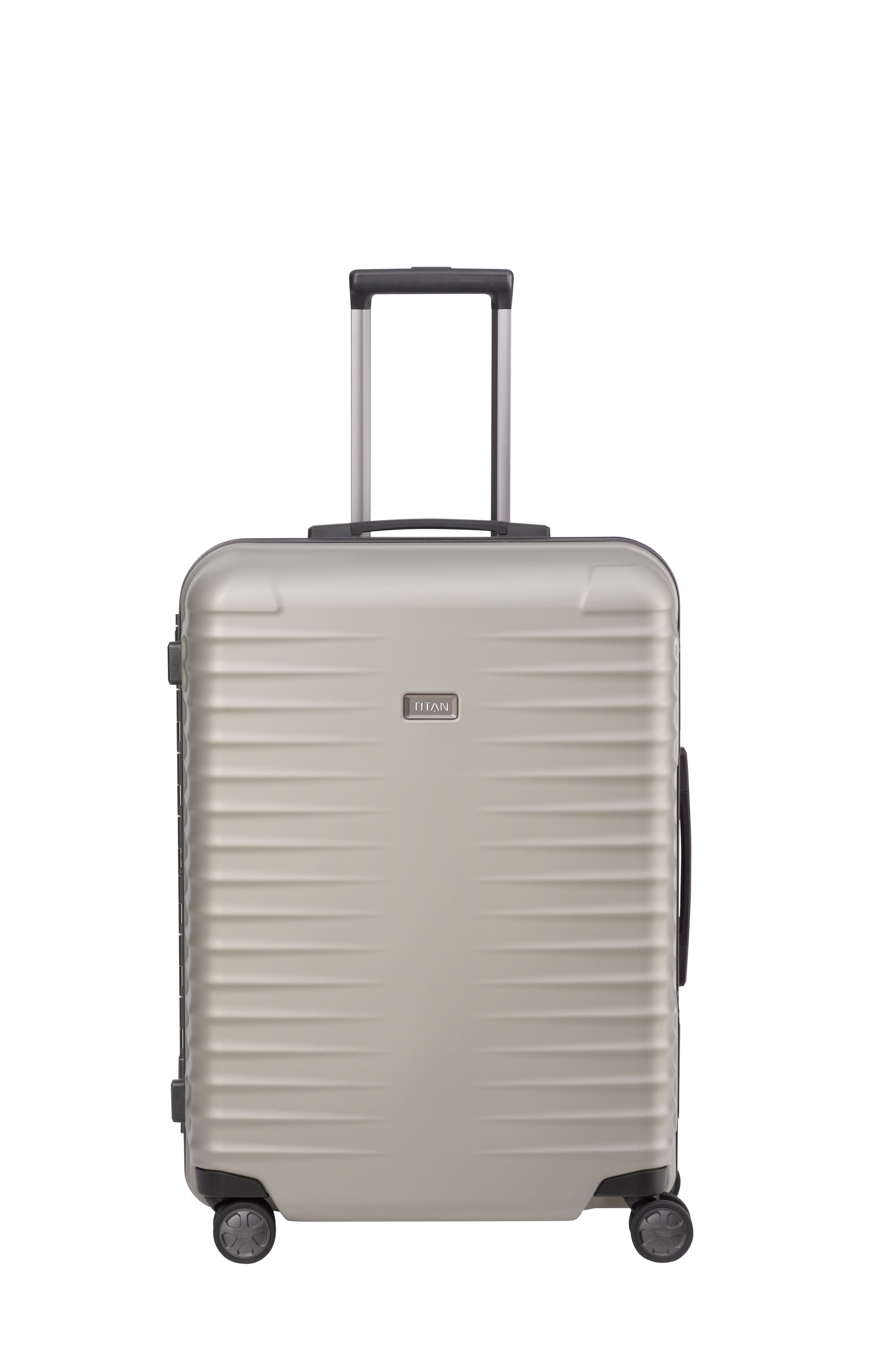 Titan LITRON Frame Trolley M Medium Luggage - Lightweight Carry-On Suitcase for Travel, Business & Weekend Getaways | Durable Spinner Wheels & Easy-Grip Handle