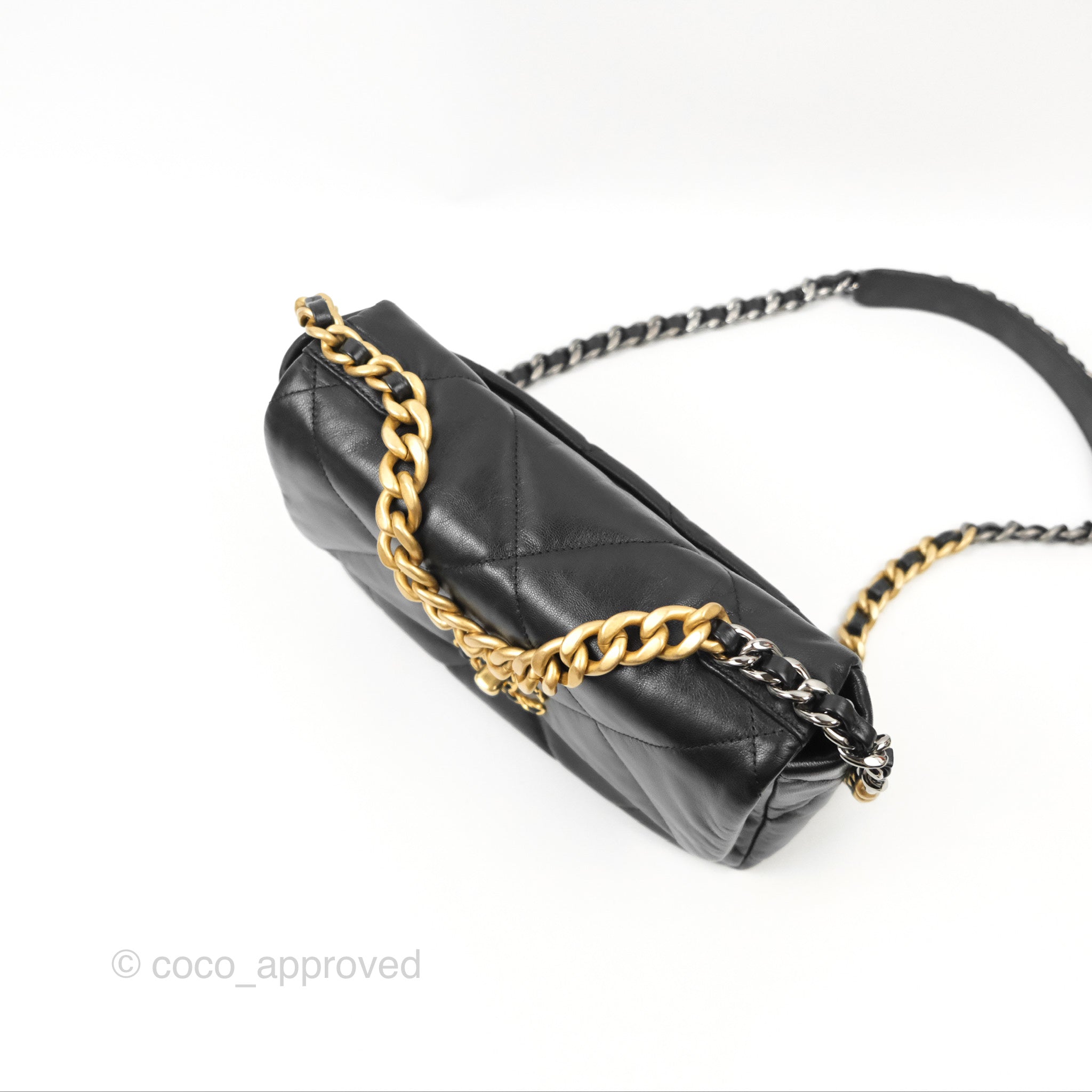Chanel 19 Small Handbag Black Mixed Hardware - Luxury Designer Shoulder Bag for Women, Perfect for Date Night & Evening Events