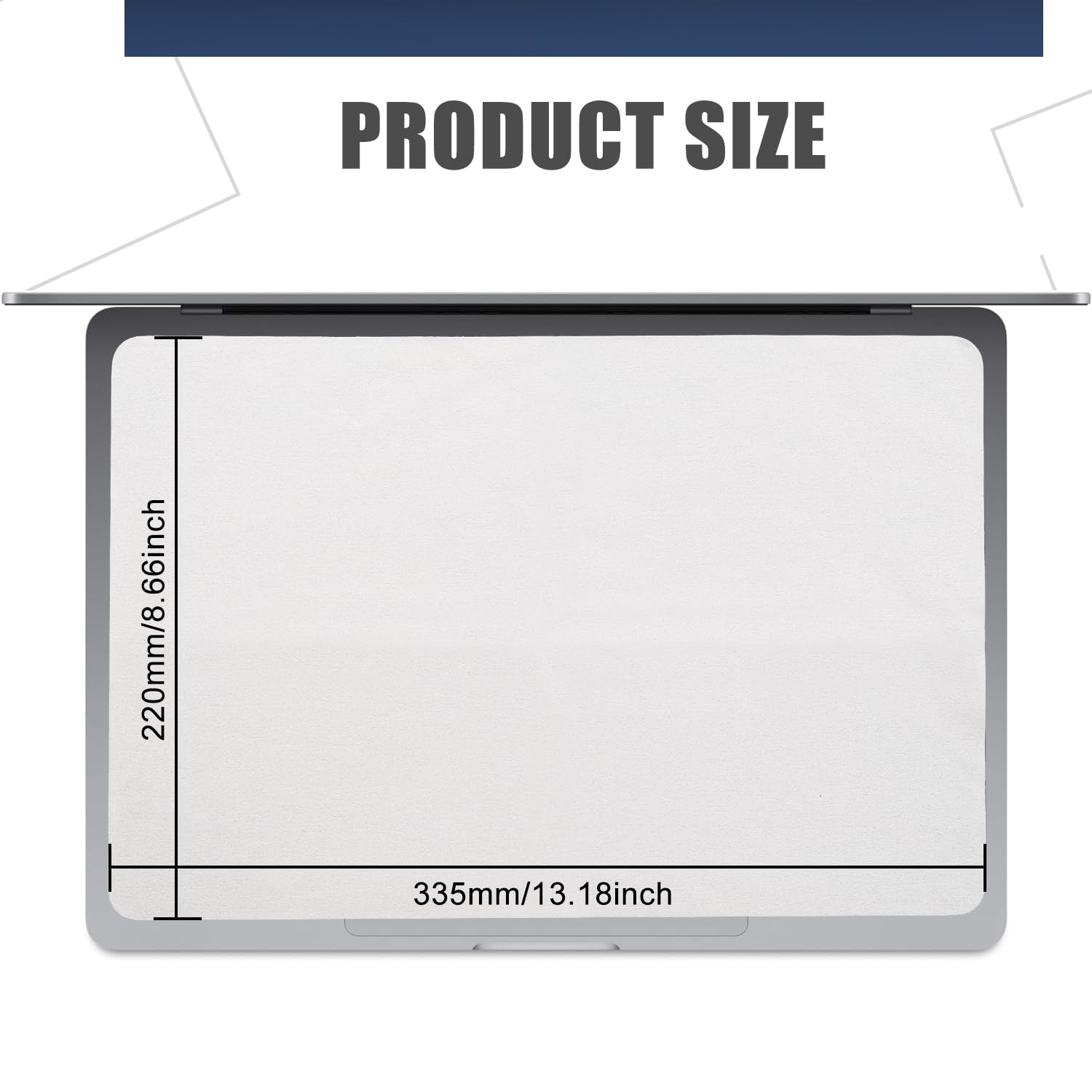 2 Pack Microfiber Cleaning Cloth for MacBook Air/Pro 15