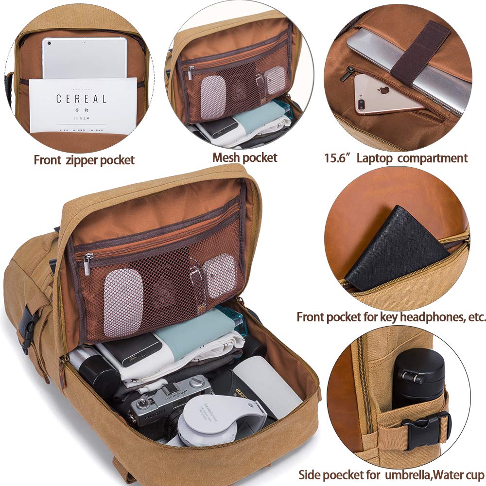 Durable & Wear-Resistant KAKA Travel Backpack - Waterproof Carry On Duffel Bag for Gym, Hiking, Camping & Business Trips | Lightweight & Spacious Luggage for Men & Women