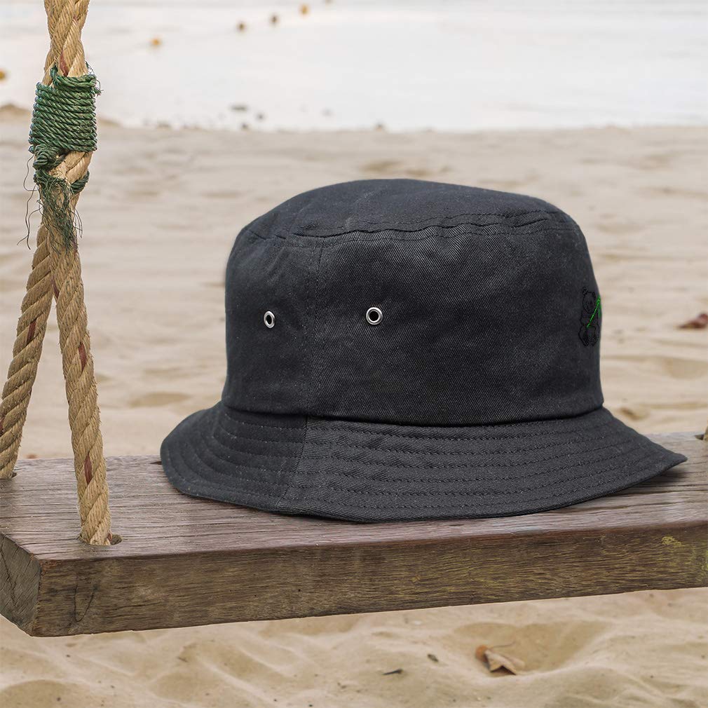 Custom Bucket Hat with Whale Embroidery - 100% Cotton Adjustable Unisex Sun Hat for Men & Women - Perfect for Beach, Outdoor Activities & Casual Wear