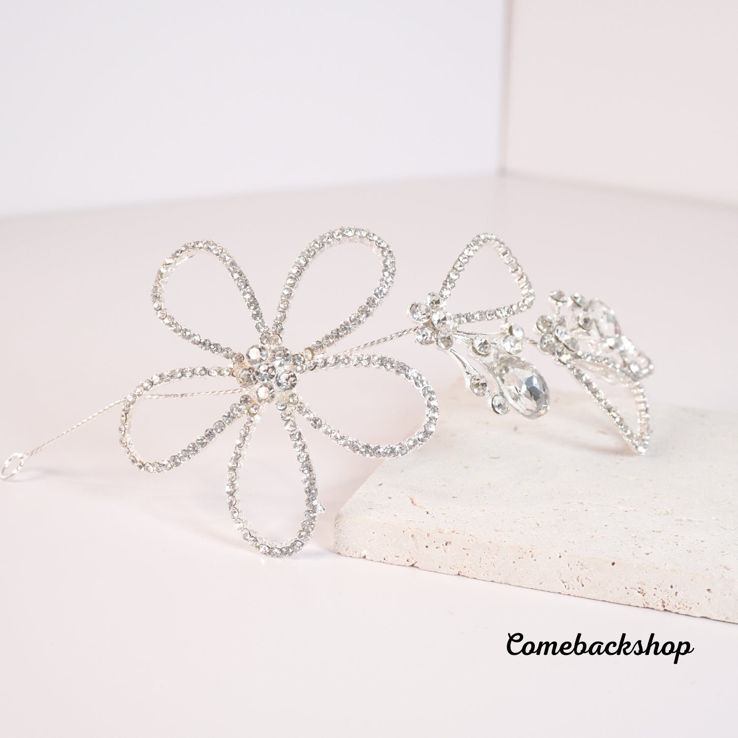 Sparkling Silver Rhinestone Wedding Headband Tiara - Crystal Bridal Hair Accessories for Women | Perfect for Brides, Prom, Pageants & Special Occasions