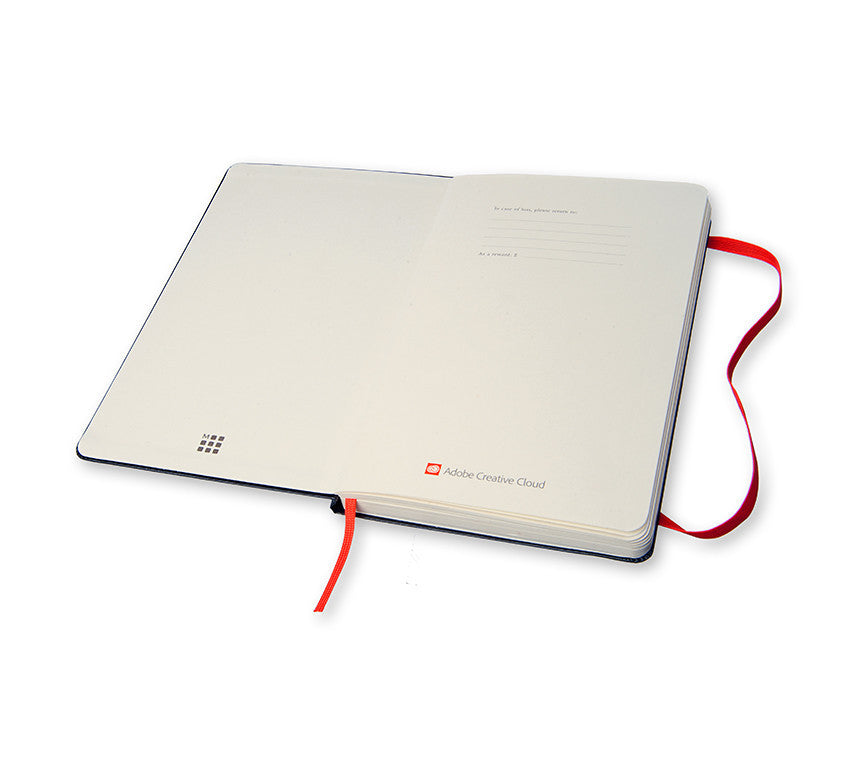 Moleskine Adobe Smart Notebook - Hard Cover Creative Cloud Connected Digital Notebook for Sketching, Drawing & Note Taking - Perfect for Artists, Designers & Students