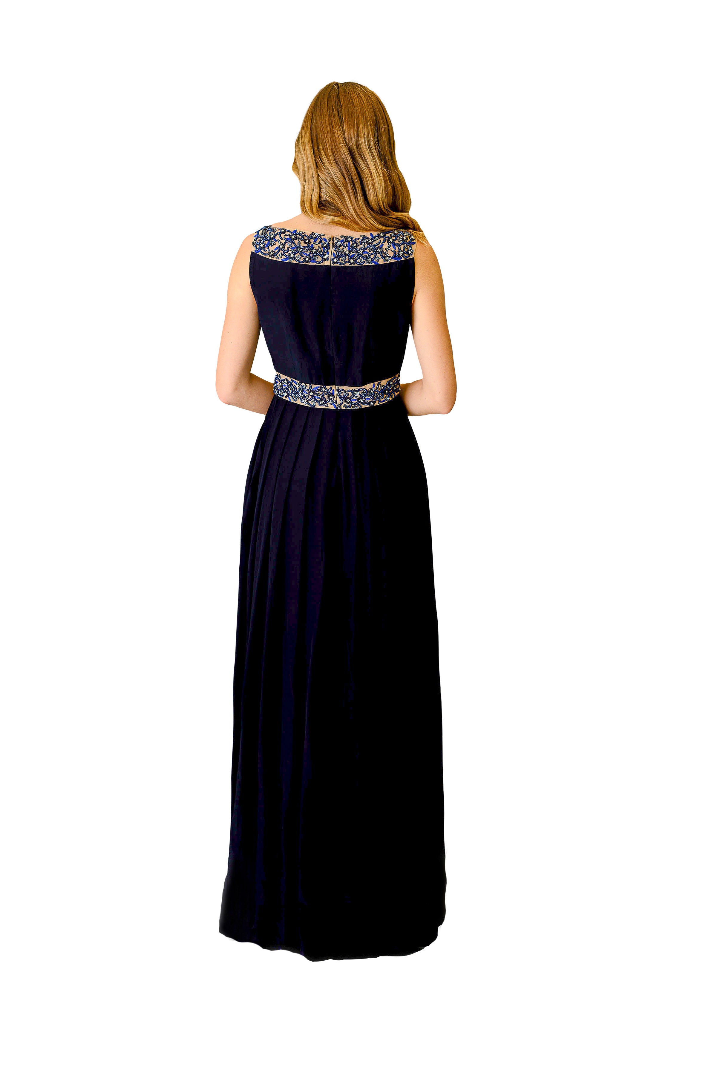 Elegant Women's Formal Boat Neck Gown - Perfect for Evening Gala, Wedding Guest Dress & Special Occasions