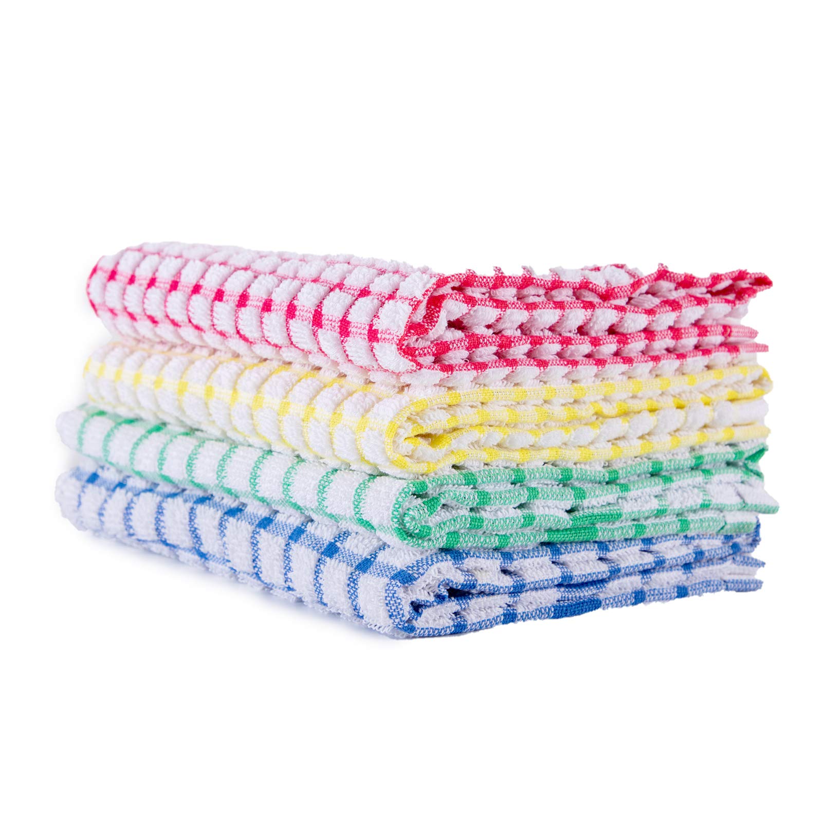 Premium Microfiber Kitchen Dishcloths - Super Absorbent & Quick-Drying Cleaning Cloths for Dishes, Countertops & Stovetops (11x11 Inches) - Ideal for Cooking, Baking & Everyday Kitchen Cleaning