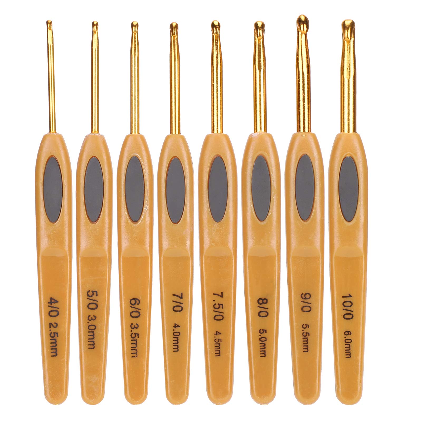 Talany 8-Piece Crochet Hooks Set - Ergonomic Knitting Needles for Beginners, Kids & Seniors - Perfect for Yarn Crafts, DIY Projects & Gift Giving