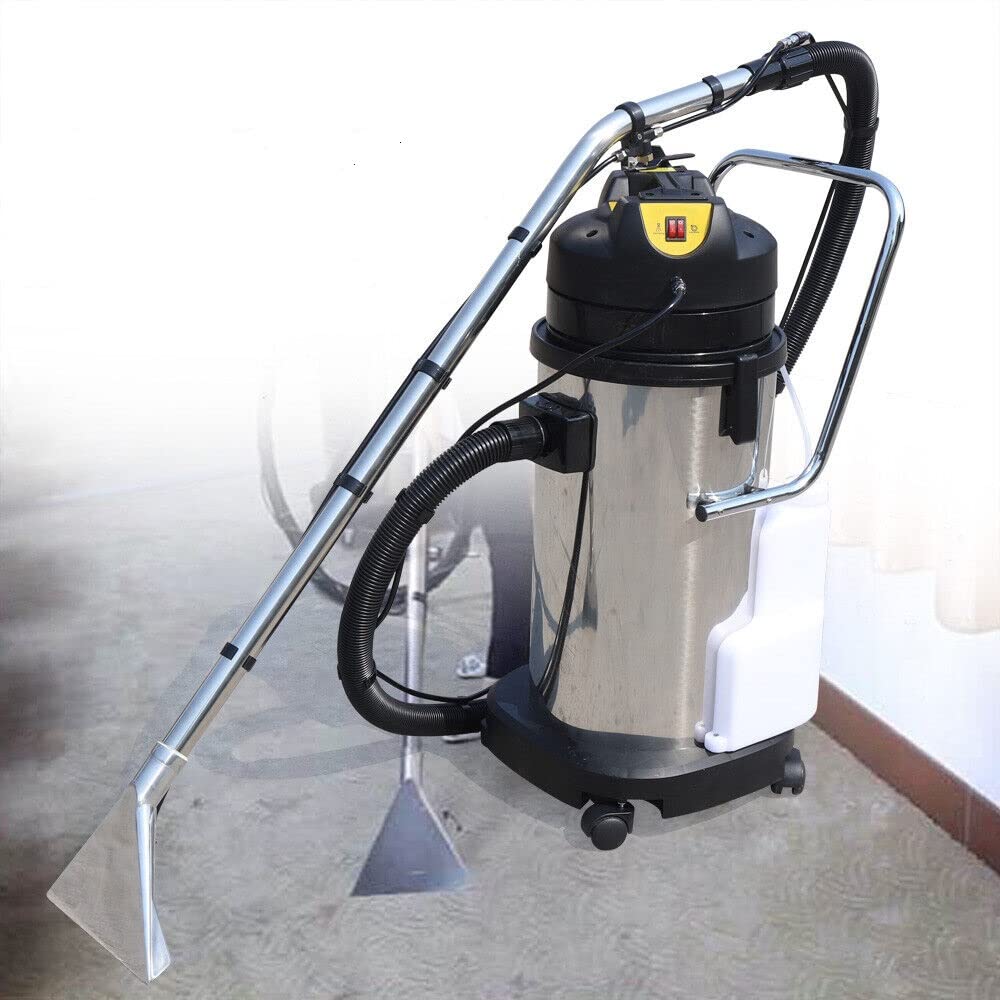 Commercial Upright Carpet Cleaner Machine - 40L 1000W 3-in-1 Wet/Dry Vacuum Extractor for Sofa, Curtain & Upholstery Cleaning - Portable Carpet Shampooer for Home & Office Use
