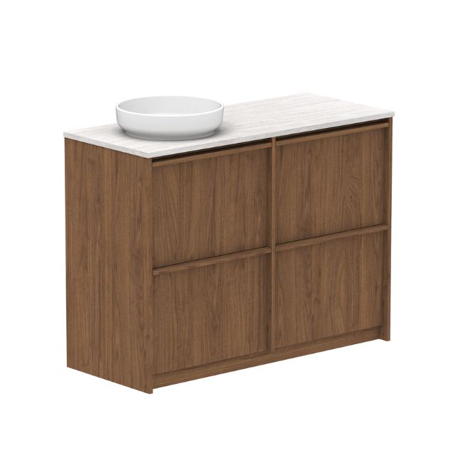 ADP Eli Floor Standing Vanity - Modern Bathroom Vanity with Sink & Storage | Perfect for Small Bathrooms, Powder Rooms & Master Bath Suites