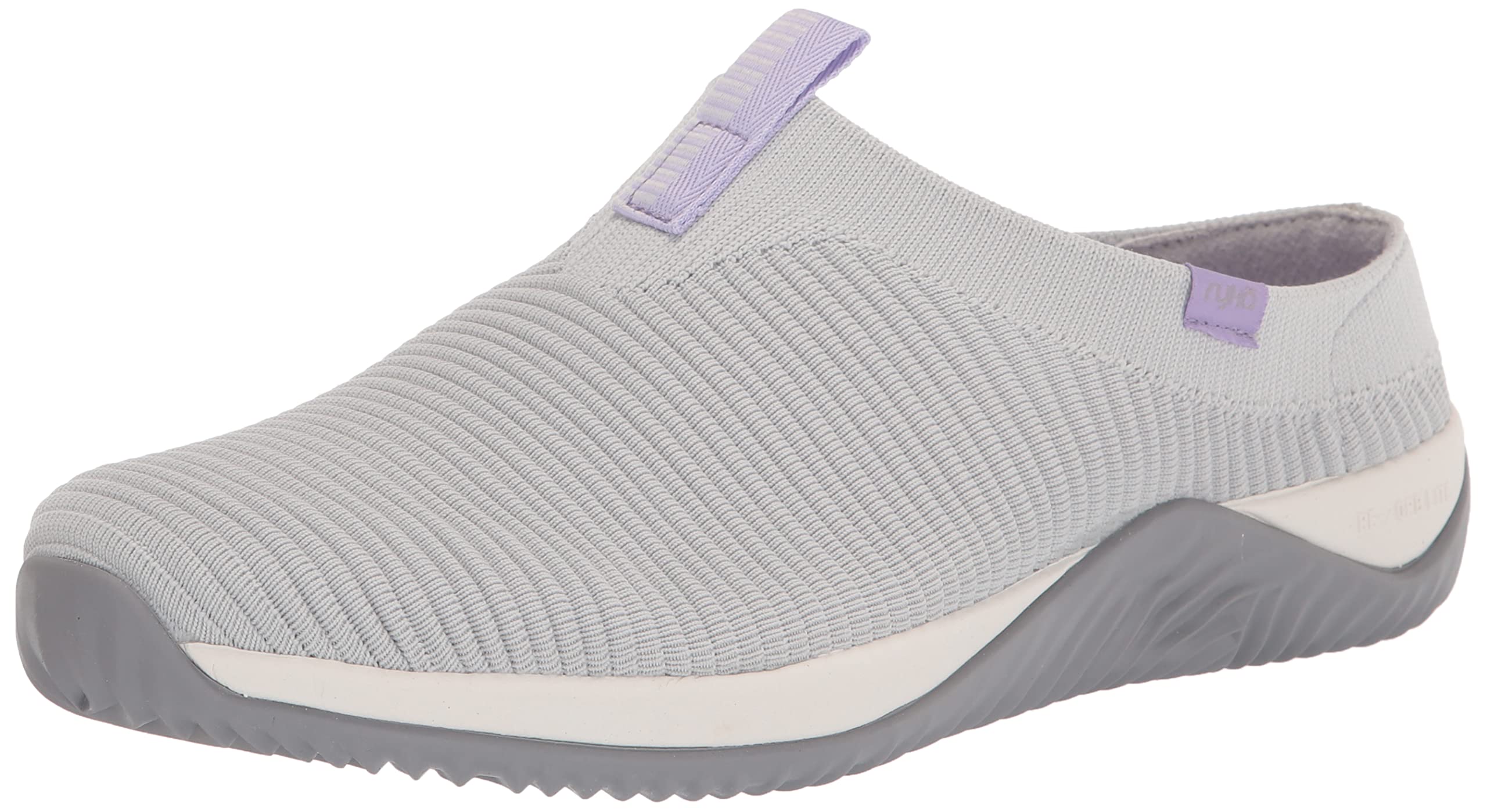 Ryka Women's Echo Mule LT - Lightweight Slip-On Walking Shoes for Women | Comfortable & Supportive Casual Sneakers | Perfect for Walking, Errands & Everyday Wear