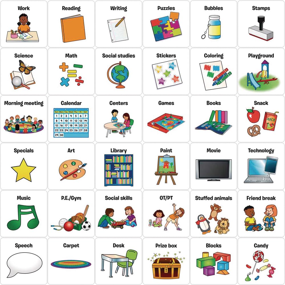 Really Good Stuff First System - 2 Boards & 66 Cards for Classroom Learning