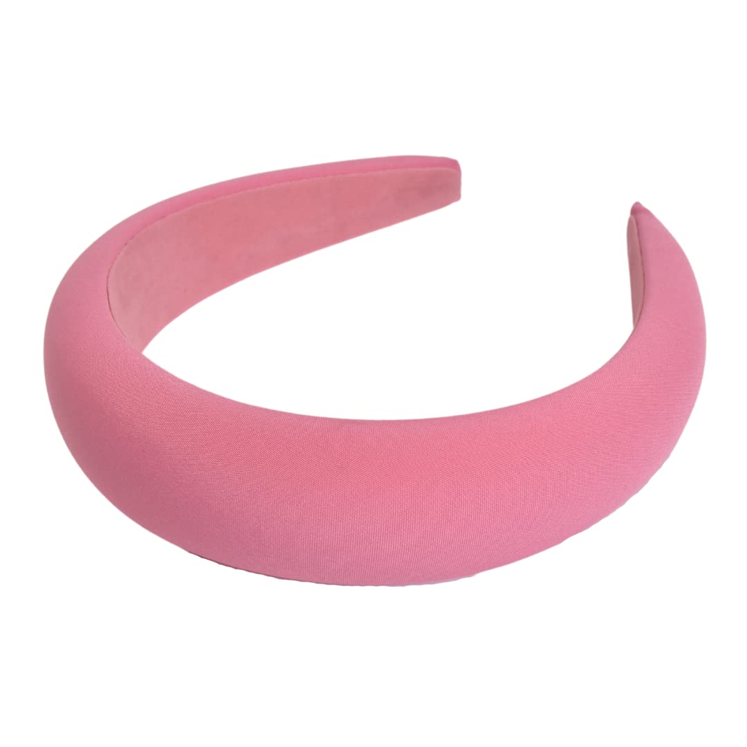 Comfortable Wide Padded Headband for Women - Soft Stretchy Hair Accessories for Workouts, Yoga, Running & Everyday Style